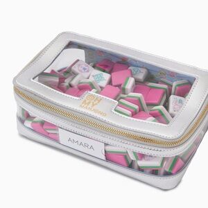 OH MY Mahjong Silver Tile Storage Bag